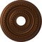 Ekena Millwork Cole PVC Ceiling Medallion (Fits Canopies up to 4 1/2"), Metallic Drk Copper, 16"OD x 3 1/2"ID x 1"P CMP16COCDC - alternate 1